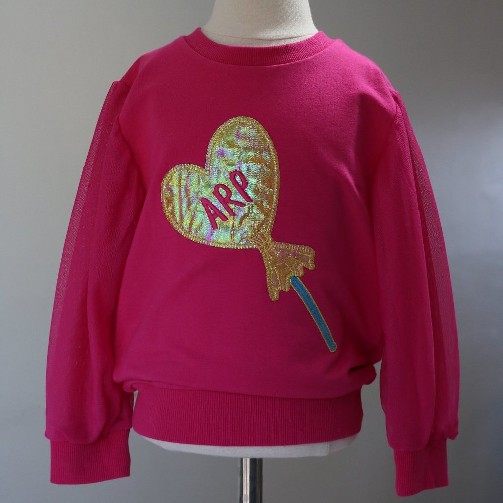 Agatha Ruiz De La Prada pink sweaat top NWT